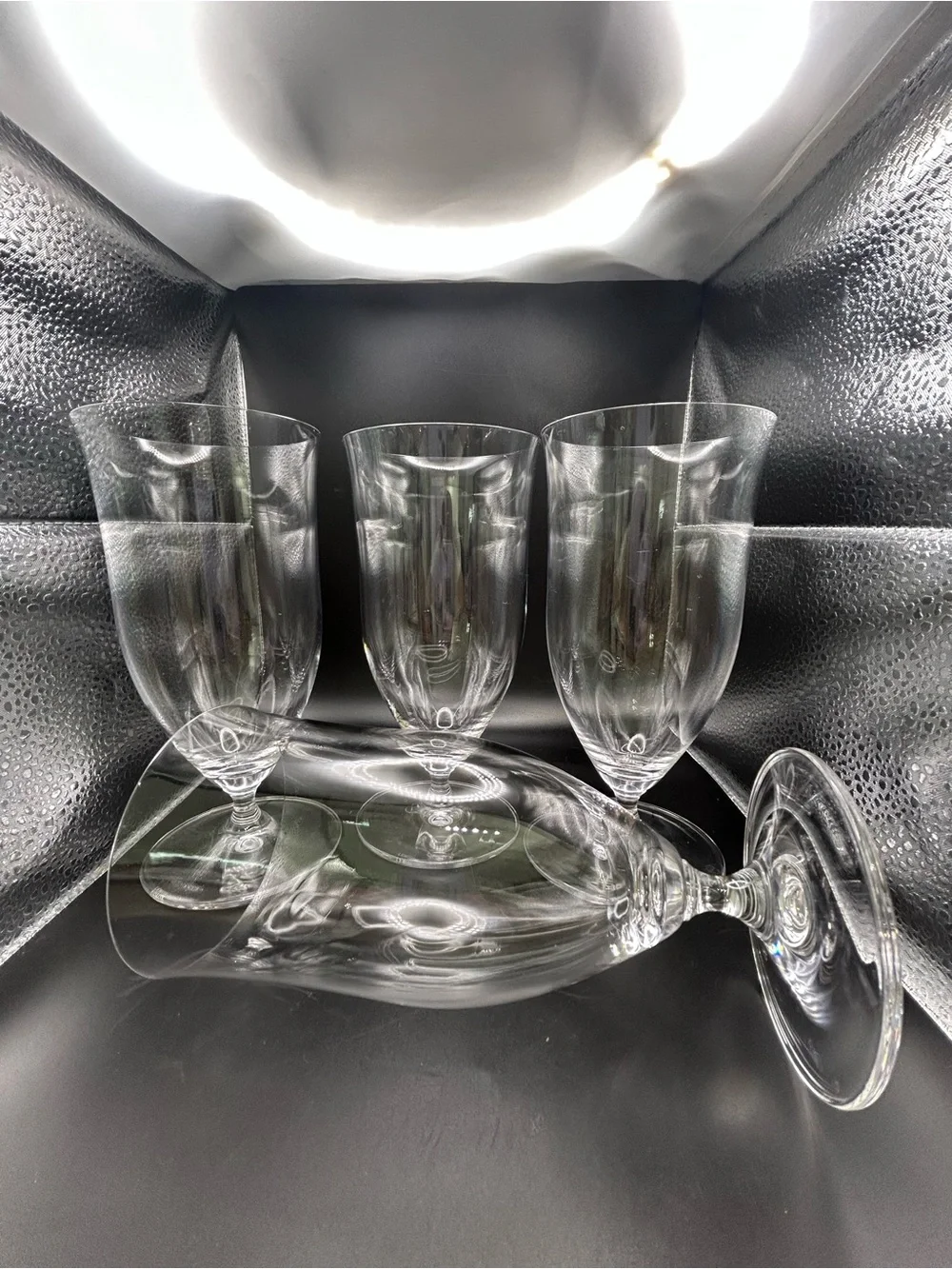 Lenox Tuscany Classics Crystal 19 Oz Iced Tea Glasses 7 1/4” Set of 4